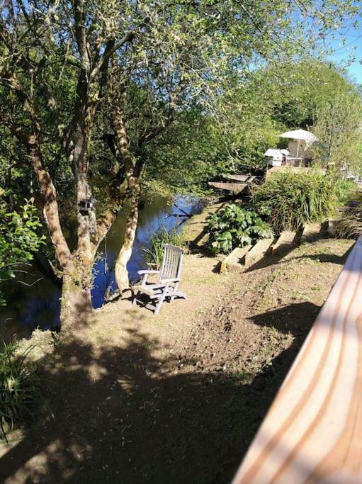 Lodge Avec Vue Sur La Riviere Lannion Exterior foto